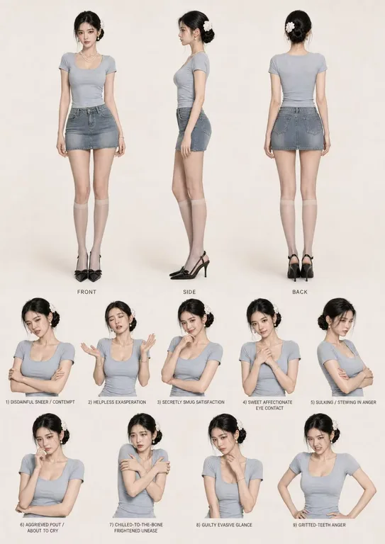 韩系杂志模特 · gpt_image_2